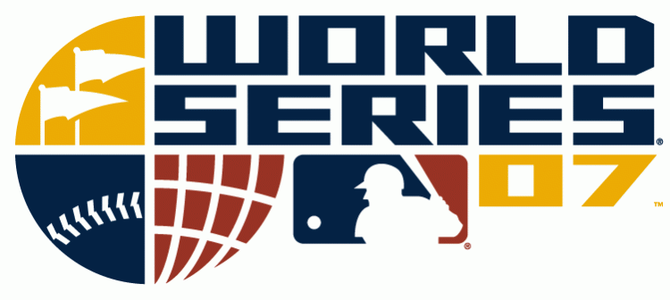 MLB World Series 2007 Logo iron on paper